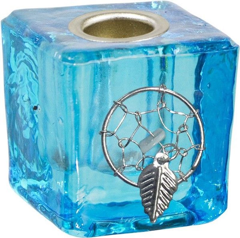 Lysholder Mini Cube Candle Holder With Dream Catcher