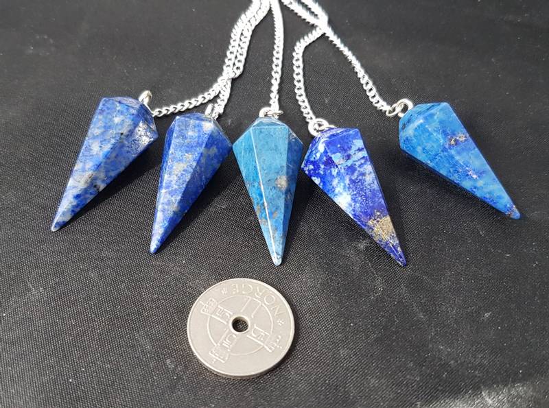 Pendel Lapis Lazuli fasettert 15x35mm
