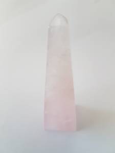 Hovedbilde Obelisk Rosenkvarts 115 mm