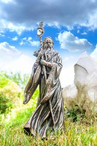 Hovedbilde Merlin figur Resin 47cm