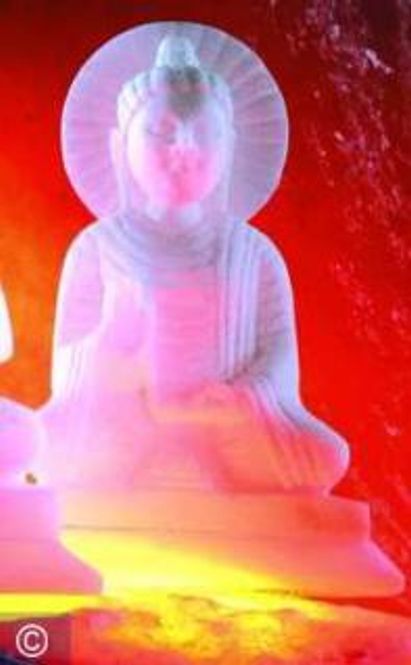 Hovedbilde Buddha statue alabaster ...