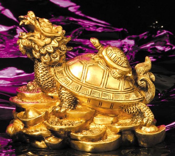 Hovedbilde Dragon Turtle Messing Feng ...