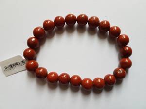 Hovedbilde Armb&aring;nd R&oslash;d Jaspis 8mm ...