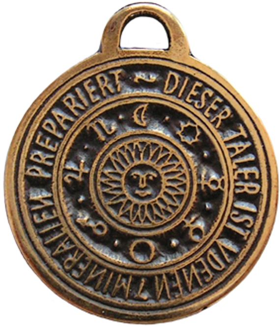 Hovedbilde Astrologisk messing anheng - ...
