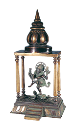 Hovedbilde Shiva in Temple 32cm messing ...