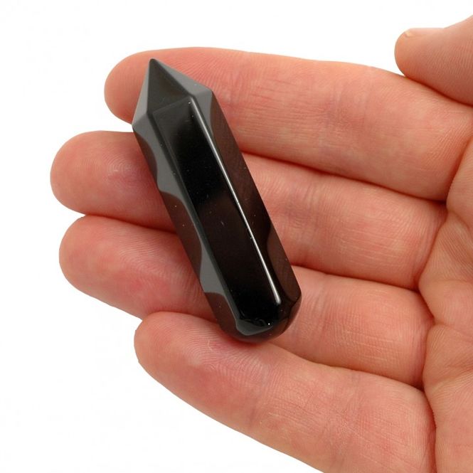 Hovedbilde Sort Obsidian healingstav - ...