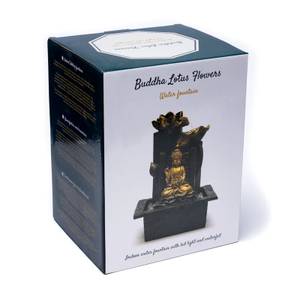 Hovedbilde Fontene Buddha Lotus Blomster