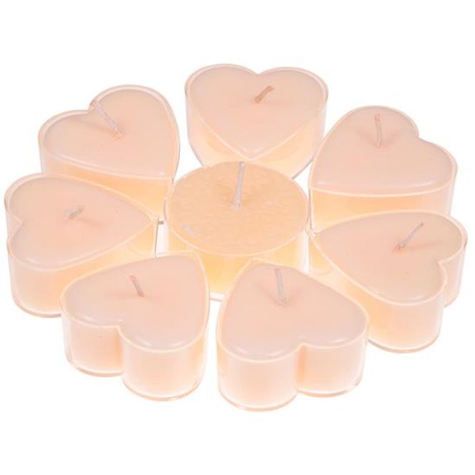Hovedbilde Duftlys ivory hjerteformet - ...