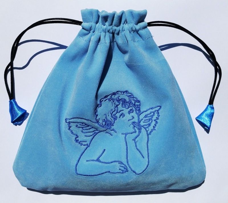 Tarotkort pose Engel - Tarot bag velvet Angel