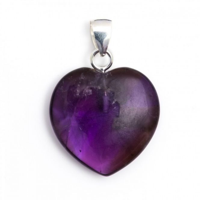 Hovedbilde Anheng Ametyst hjerte - Heart ...