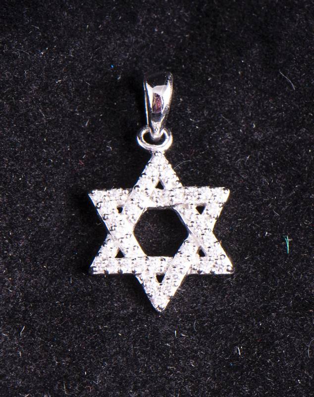 Hexagram - Crystal-Hexagram 925 Sterling Silver