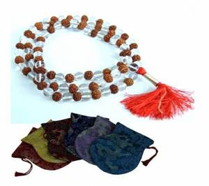 Hovedbilde Mala Rock Crystal/Rudraksha ...