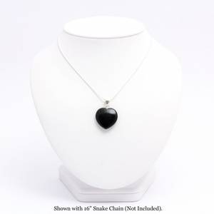 Hovedbilde Anheng Obsidian Sort hjerte - ...