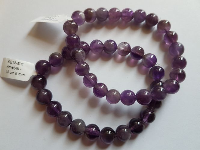 Hovedbilde Armbånd Ametyst 8mm ...